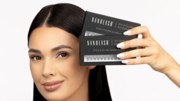 pre-glue eyelashes nanolash